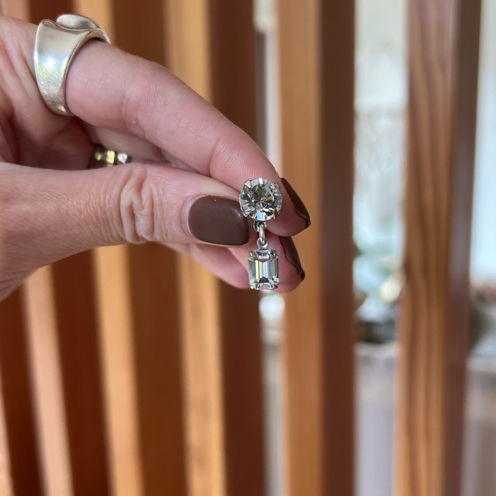 Victoria Lee Phoebe Crystal Drop Earrings